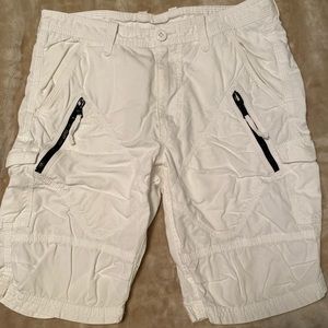 ARMANI EXCHANGE UTILITY ZIP SHORTS